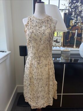 Vintage Oscar de la Renta Beaded Shift M